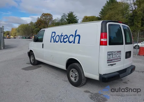 2019 Chevrolet Express 2500 Work Van from USA, damaged, VIN 1GCWGAFG5K1267535